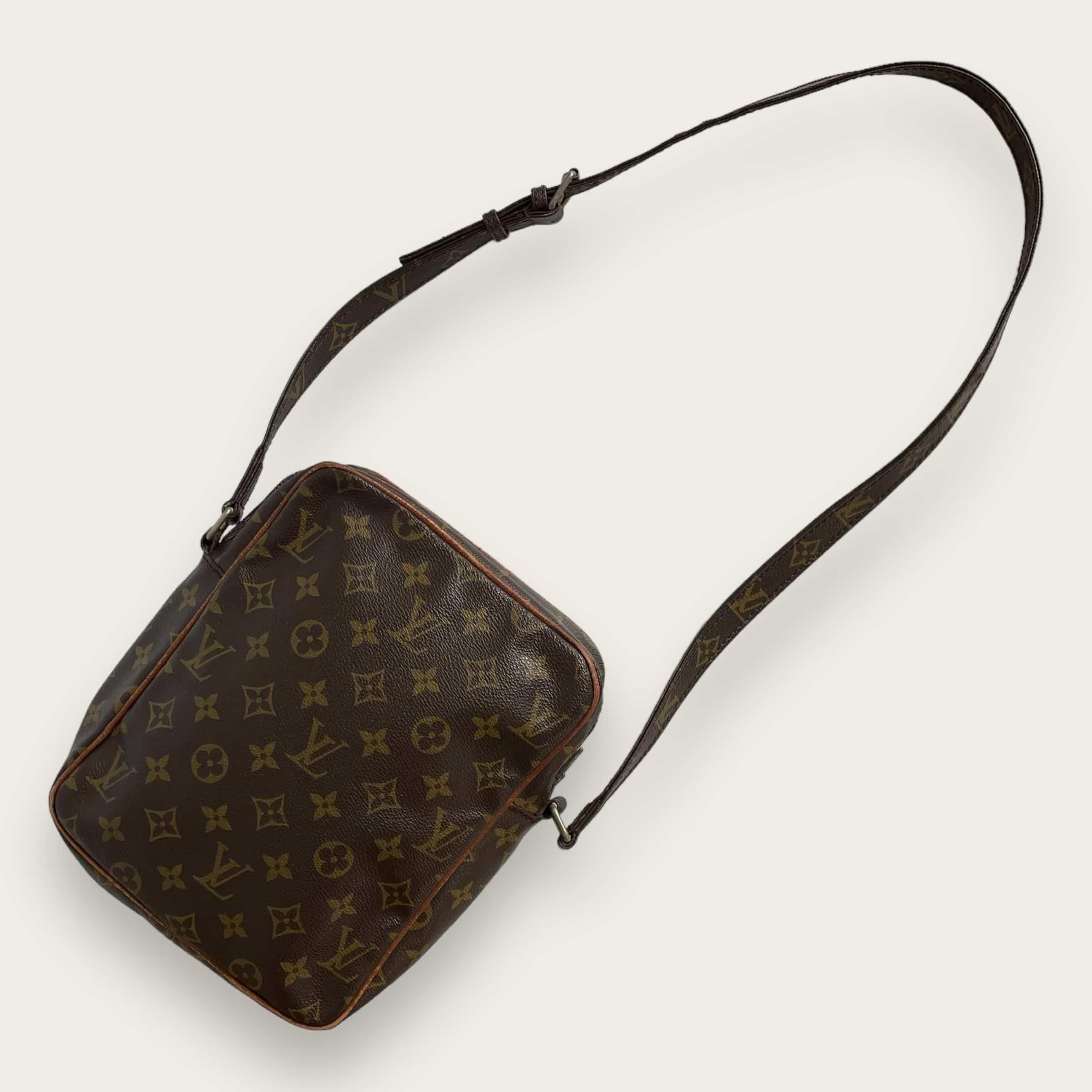 Borsa a tracolla Louis Vuitton monogramma donna marrone autentica usata  Y3755